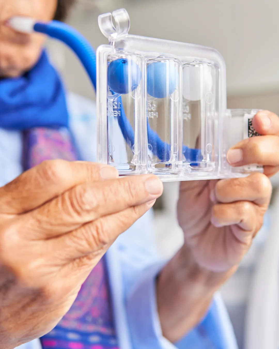 sesión fisio respiratoria