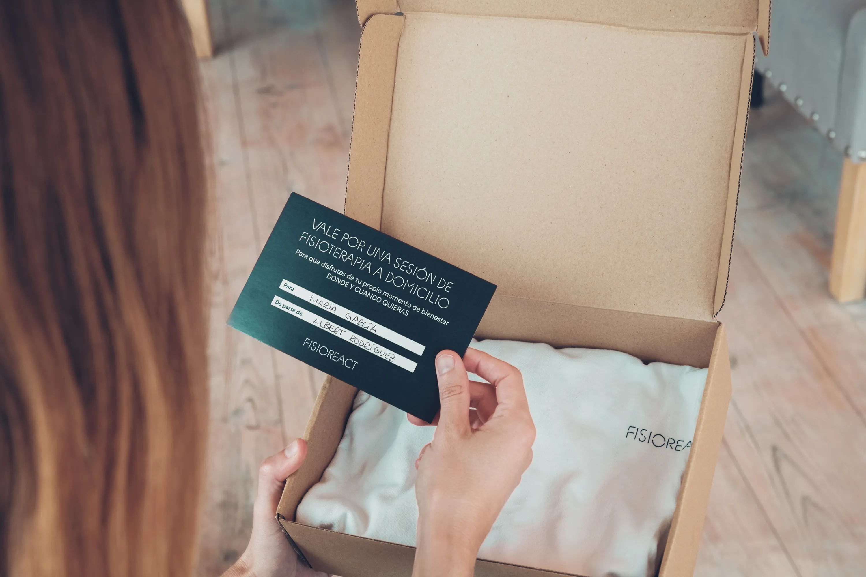 Fisio Card de FisioReact que incluye una sesión de fisioterapia